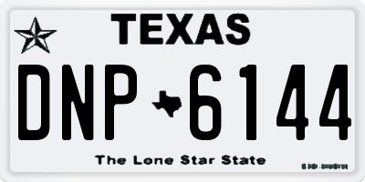 TX license plate DNP6144