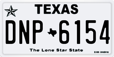 TX license plate DNP6154