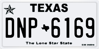 TX license plate DNP6169