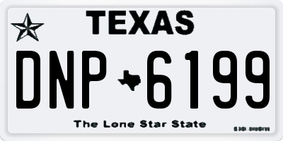 TX license plate DNP6199