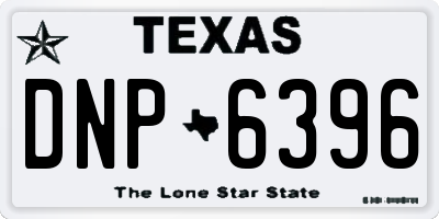 TX license plate DNP6396