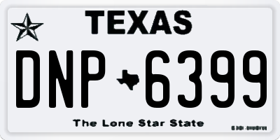 TX license plate DNP6399