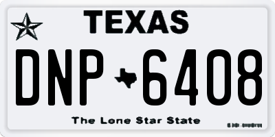 TX license plate DNP6408