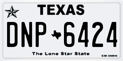 TX license plate DNP6424