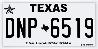 TX license plate DNP6519