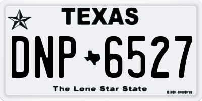 TX license plate DNP6527