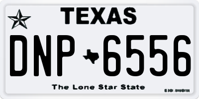 TX license plate DNP6556