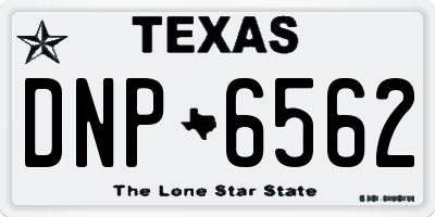 TX license plate DNP6562