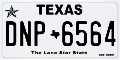 TX license plate DNP6564