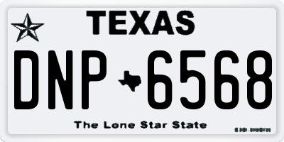 TX license plate DNP6568