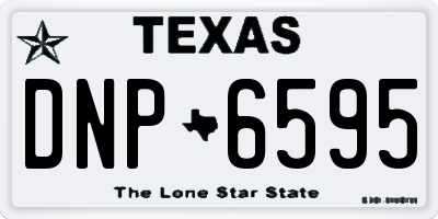 TX license plate DNP6595