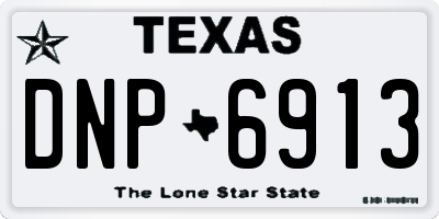 TX license plate DNP6913
