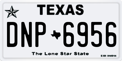 TX license plate DNP6956
