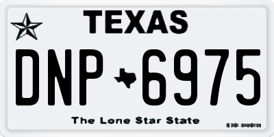 TX license plate DNP6975