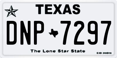 TX license plate DNP7297