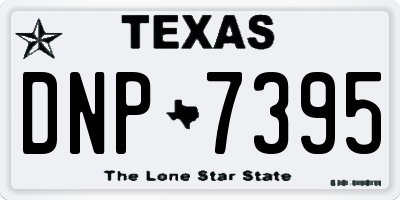 TX license plate DNP7395