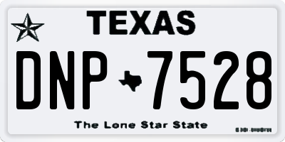TX license plate DNP7528