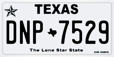 TX license plate DNP7529