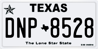 TX license plate DNP8528