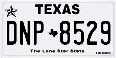 TX license plate DNP8529