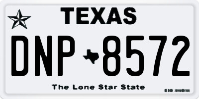 TX license plate DNP8572