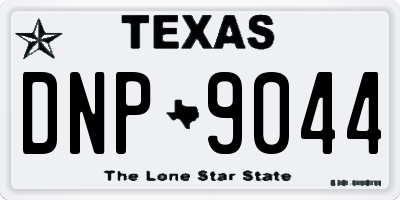 TX license plate DNP9044