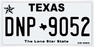 TX license plate DNP9052