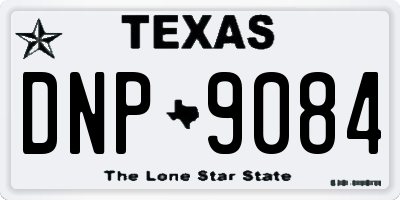 TX license plate DNP9084