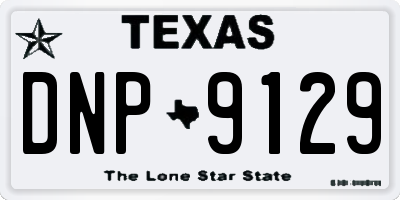 TX license plate DNP9129