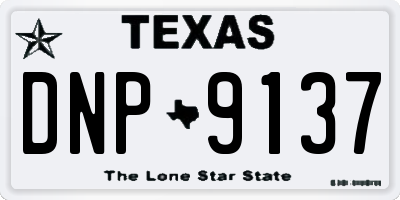 TX license plate DNP9137