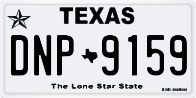 TX license plate DNP9159