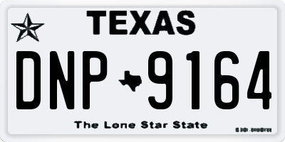 TX license plate DNP9164