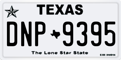 TX license plate DNP9395