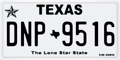 TX license plate DNP9516