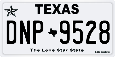 TX license plate DNP9528