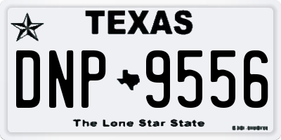 TX license plate DNP9556