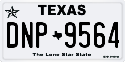 TX license plate DNP9564