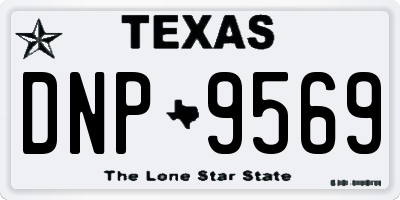 TX license plate DNP9569