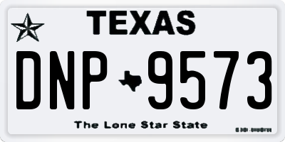 TX license plate DNP9573