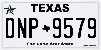 TX license plate DNP9579