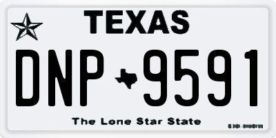 TX license plate DNP9591