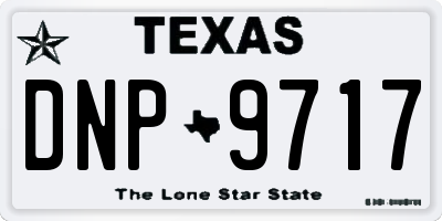 TX license plate DNP9717