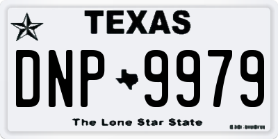 TX license plate DNP9979