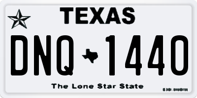 TX license plate DNQ1440