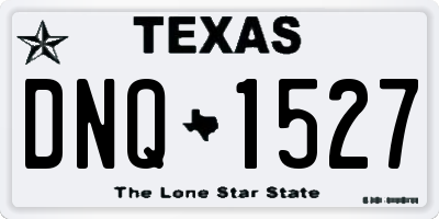 TX license plate DNQ1527