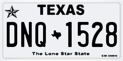 TX license plate DNQ1528