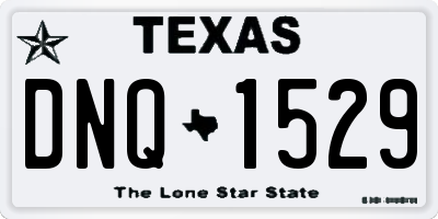 TX license plate DNQ1529