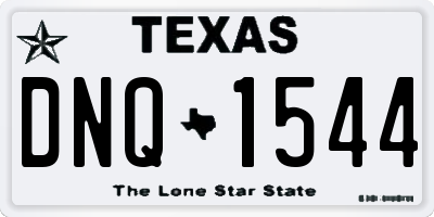 TX license plate DNQ1544