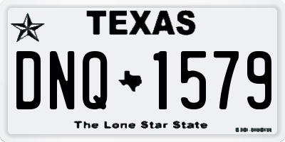 TX license plate DNQ1579