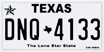 TX license plate DNQ4133
